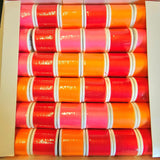 Polyester Sewing Thread Flo Red, Orange, Pink - 36 x 100m Reels