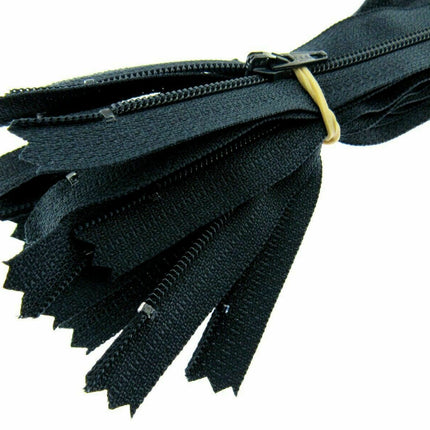 YKK Nylon Zips Closed End Skirt Zips 8" 9" 10" Choose From 32 Colours - Autolock - ThreadandTrimmings