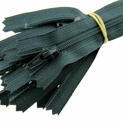 YKK Nylon Zips Closed End Skirt Zips 8" 9" 10" Choose From 32 Colours - Autolock - ThreadandTrimmings