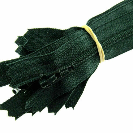 YKK Nylon Zips Closed End Skirt Zips 8" 9" 10" Choose From 32 Colours - Autolock - ThreadandTrimmings