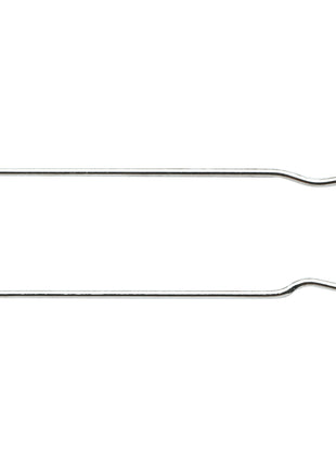 Metal cover pin on a white background