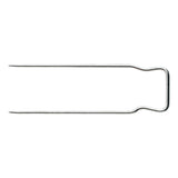 Metal cover pin on a white background