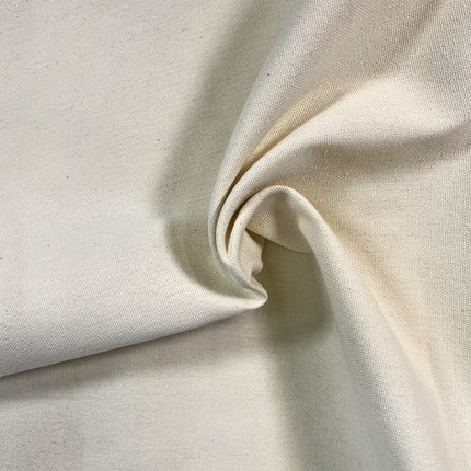 Poly cotton canvas cream 150cm wide Oeko-Tex certified Thread and Trimmings