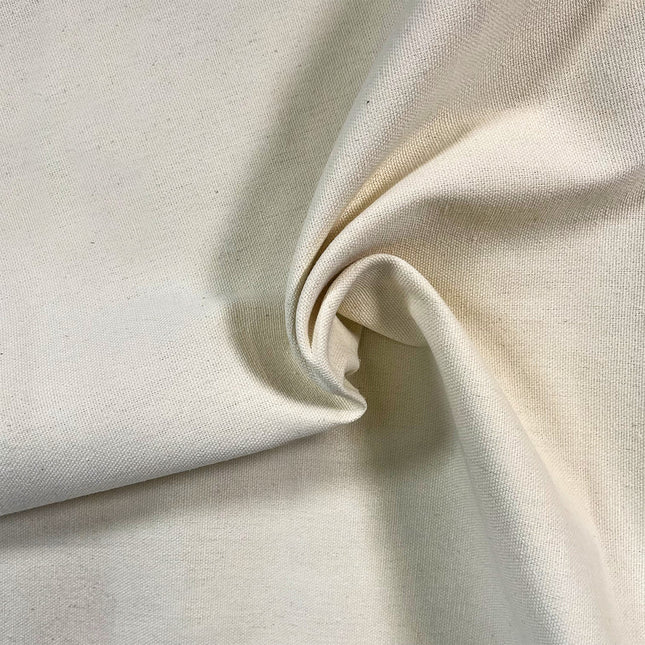 Poly cotton canvas cream 150cm wide Oeko-Tex certified Thread and Trimmings