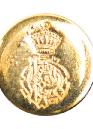 Round Metal Rose and Crown Blazer Buttons with Shank 2 Sizes in Gold & Silver