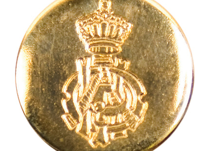 Round Metal Rose and Crown Blazer Buttons with Shank 2 Sizes in Gold & Silver