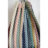 Pair of Reef Rope Curtain Tiebacks with Twisted End Caps by Jones Interiors