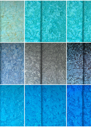 Polo Batik Cotton Fabric Fat Quarters by Sew Simple 26 Colours L3 (Col 57 -84) - ThreadandTrimmings