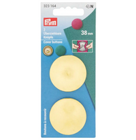 Metal Self Cover Buttons by Prym in Hang Sell Cards - 11mm / 15mm / 19mm / 23mm - ThreadandTrimmings