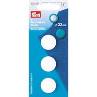 Plastic Self Cover Buttons Prym Hang Sell Cards -11mm 15mm 19mm 22mm 29mm