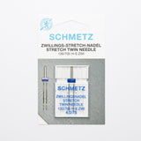 Stretch and Twin Stretch Sewing Machine Needles by Schmetz for Domestic Machines