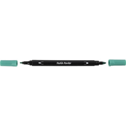 Textile Markers Permanent Fabric Pens Creativ Double Tip 6 or 20 Piece Packs