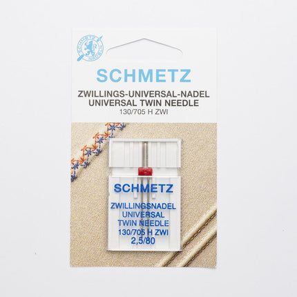 Universal Sewing Machine Needles By Schmetz Assorted, Twin & Extra Wide Twin - ThreadandTrimmings