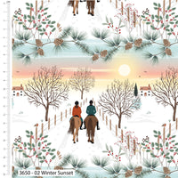 Christmas Cotton Fat Quarters In the Country Victoria Louise Col1 5Pk Bundle3649