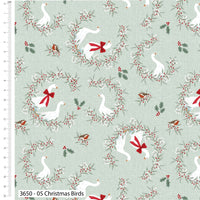 Christmas Cotton Fat Quarters In the Country Victoria Louise Col1 5Pk Bundle3649