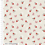 Christmas Cotton Fat Quarters Frosty Paws by Susan Wheeler 5Pk Quilt Bundle 3652