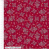 Christmas Cotton Fat Quarters Jewelled Christmas 5Pk Quilting Craft Bundle 3655