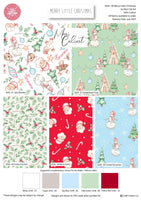 Christmas Cotton Fat Quarters  Merry Little Christmas Mary Cali 5Pk Bundle 3656
