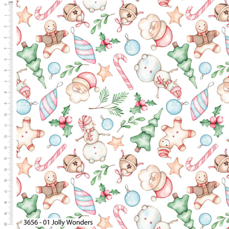 Christmas Cotton Fat Quarters  Merry Little Christmas Mary Cali 5Pk Bundle 3656