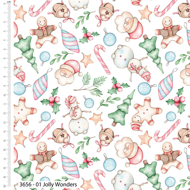 Christmas Cotton Fat Quarters  Merry Little Christmas Mary Cali 5Pk Bundle 3656