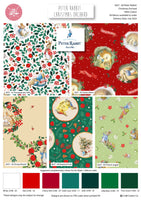 Christmas Cotton Fat Quarters Christmas Orchard Peter Rabbit 5Pk Bundle 3657