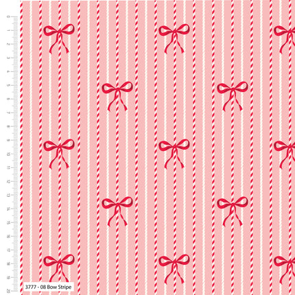 Christmas Fat Quarters Baubles Bows Gingerbread 5pc Pack 100% Cotton