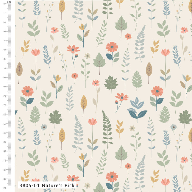 Langdale Valley Fat Quarter Bundle 5pc 100% Cotton Quilting Patchwork Fabric