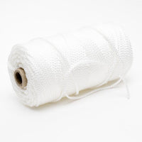 Strong Braided Polypropylene Cord in Black or White 100m Rolls 2mm- 3mm- 4mm