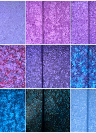 Polo Batik Cotton Fabric Fat Quarters by Sew Simple 26 Colours L4 (Col 85 -112) - ThreadandTrimmings