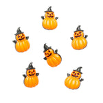 Halloween Pumpkin & Witch Buttons – 25mm with Shank 609540