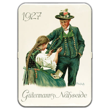 Gutermann Sew All Sewing Thread Set 8 x 100m Reels Nostalgic Tin 3 Colourways
