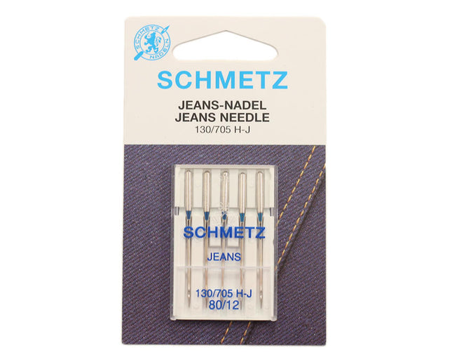 Denim Jean Machine Needles by Schmetz Use for Tightly Woven Fabrics  All Types - ThreadandTrimmings