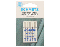 Microtex Sewing Machine Needles for Schmetz Domestic Machines