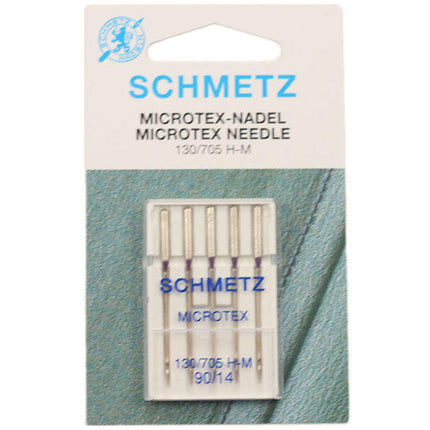 Microtex Sewing Machine Needles for Schmetz Domestic Machines - ThreadandTrimmings