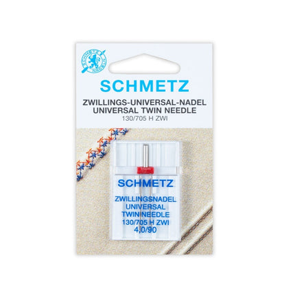 Universal Sewing Machine Needles By Schmetz Assorted, Twin & Extra Wide Twin - ThreadandTrimmings