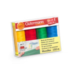 Gutermann Maraflex Elastic Sewing Thread 4 x Reel 150m Combo Pack 73245291