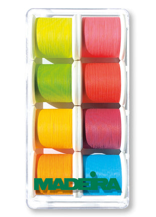Madeira Frosted Matte Embroidery Thread Gift Box Set No.40 - 8 x 200m Spools - ThreadandTrimmings