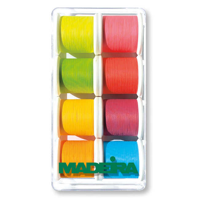 Madeira Frosted Matte Embroidery Thread Gift Box Set No.40 - 8 x 200m Spools - ThreadandTrimmings