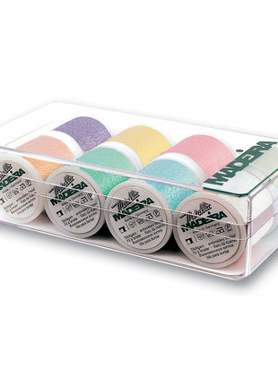 Madeira Metallic Embroidery Thread Opal Gift Box Set No.40 8x200m - ThreadandTrimmings