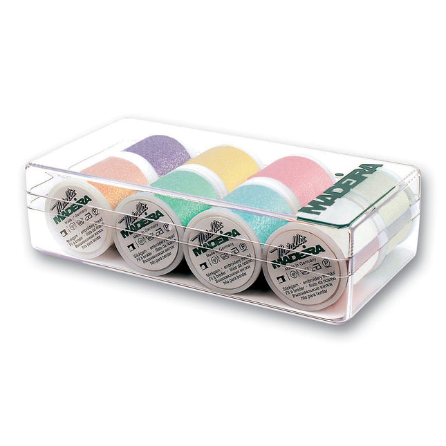 Madeira Metallic Embroidery Thread Opal Gift Box Set No.40 8x200m - ThreadandTrimmings