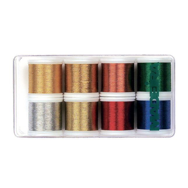 Madeira Metallic Embroidery Thread Classic No40 - 8x200m - ThreadandTrimmings