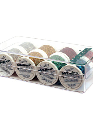 Madeira Holographic Metallic Embroidery Thread Gift Box Set 8 x 100m Spectra