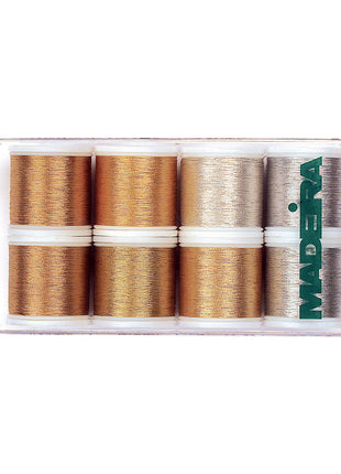 Madeira Heavy Metal Metallic Embroidery Thread 8x200m Spools - ThreadandTrimmings