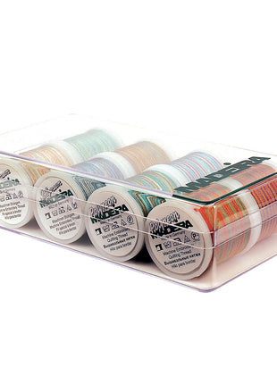 Madeira Polyneon Multicolour Variegated Embroidery Thread 8x200m Spools - ThreadandTrimmings