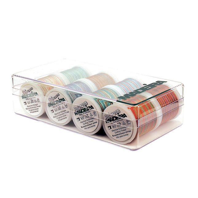 Madeira Polyneon Multicolour Variegated Embroidery Thread 8x200m Spools - ThreadandTrimmings