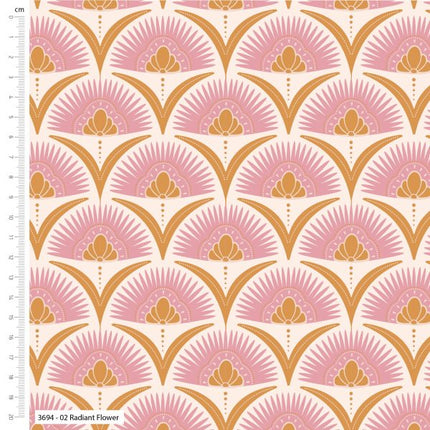 Cotton Fat Quarter Bundle Deco Blooms Art Deco Floral 5pk Craft Cotton Co