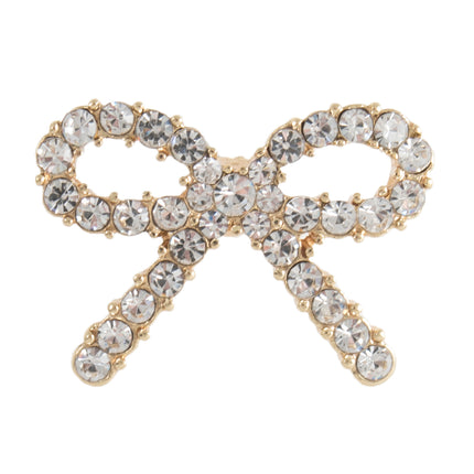 Diamante Crystal Shank Buttons Flower Bow Pearl 11mm to 24mm Pack of 5