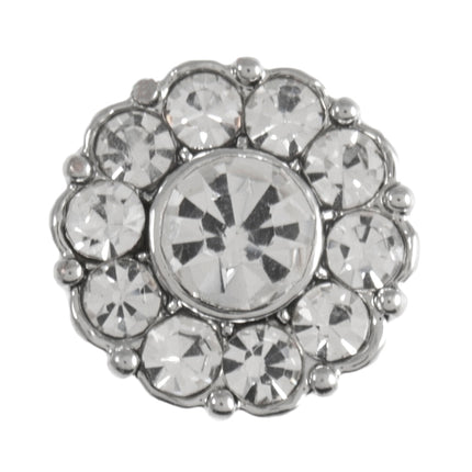 Diamante Crystal Shank Buttons Flower Bow Pearl 11mm to 24mm Pack of 5
