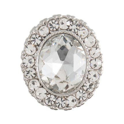 Diamante Crystal Shank Buttons Flower Bow Pearl 11mm to 24mm Pack of 5