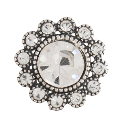 Diamante Crystal Shank Buttons Flower Bow Pearl 11mm to 24mm Pack of 5
